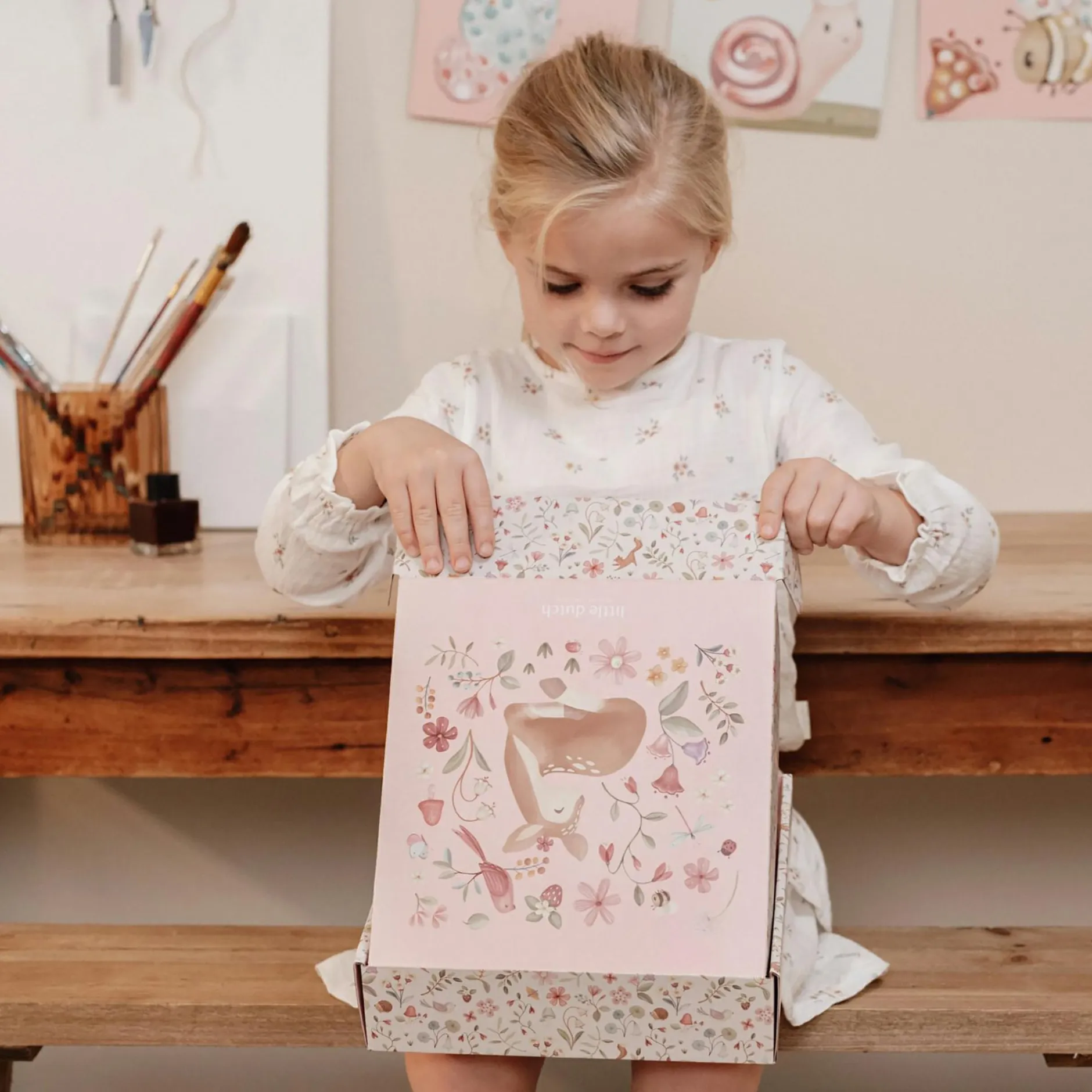 LITTLE DUTCH Kreativbox XL Fairy Garden*Kinder Malen & Kneten