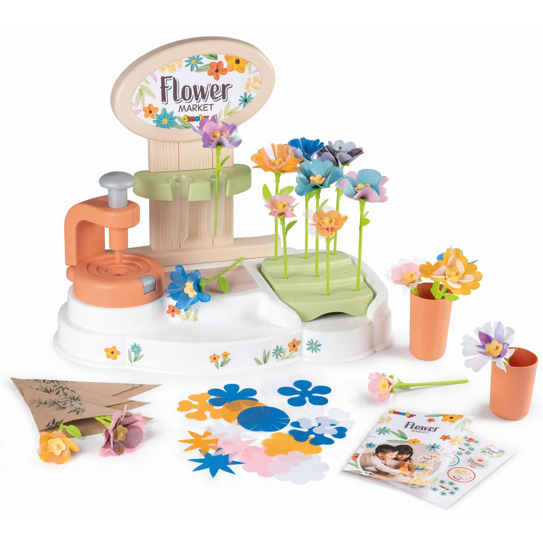 Smoby Kreativset Flower Market 1*Kinder Lernspielzeug|Malen & Kneten