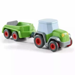 HABA Kullerbü – Traktor mit Anhänger*Kinder Holzspielzeug|Spielzeug Ab 2 Jahre