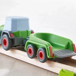 HABA Kullerbü – Traktor mit Anhänger*Kinder Holzspielzeug|Spielzeug Ab 2 Jahre
