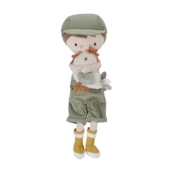 LITTLE DUTCH Kuschelpuppe Bauer Jim mit Huhn*Kinder Puppen & Puppenwagen|Kuscheltiere