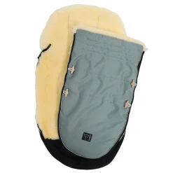 KAISER Lammfell Fußsack LOVE THE NATURE Slit Green*Kinder Kinderwagen Zubehör