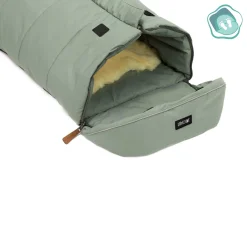 LITTLE ONE Lammfellfußsack Discover Salbei*Kinder Kinderwagen Zubehör