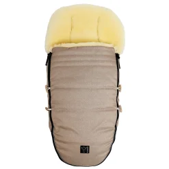 KAISER Lammfll Fußsack LOVE THE NATURE Sand Melange*Kinder Kinderwagen Zubehör