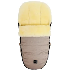 KAISER Lammfll Fußsack LOVE THE NATURE Sand Melange*Kinder Kinderwagen Zubehör