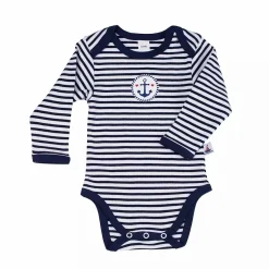 Hansekind Langarmbody gestreift Gr. 62-68* Bodys