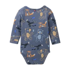 People Wear Organic Langarmbody Waldtiere* Bodys