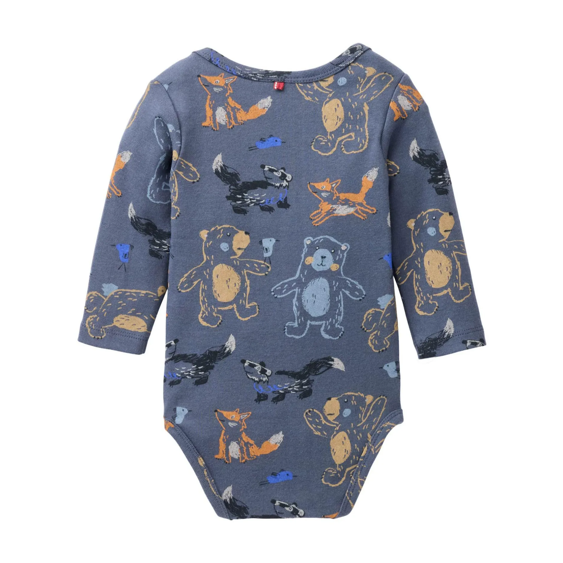 People Wear Organic Langarmbody Waldtiere* Bodys