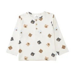 LITTLE ONE Langarmshirt Bärenköpfe* Oberteile