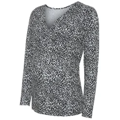 Mamalicious Langarmshirt Leoparden-Muster* Umstandsoberteile