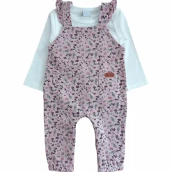 LITTLE Latzhose und Shirt Winter Flower* Hosen