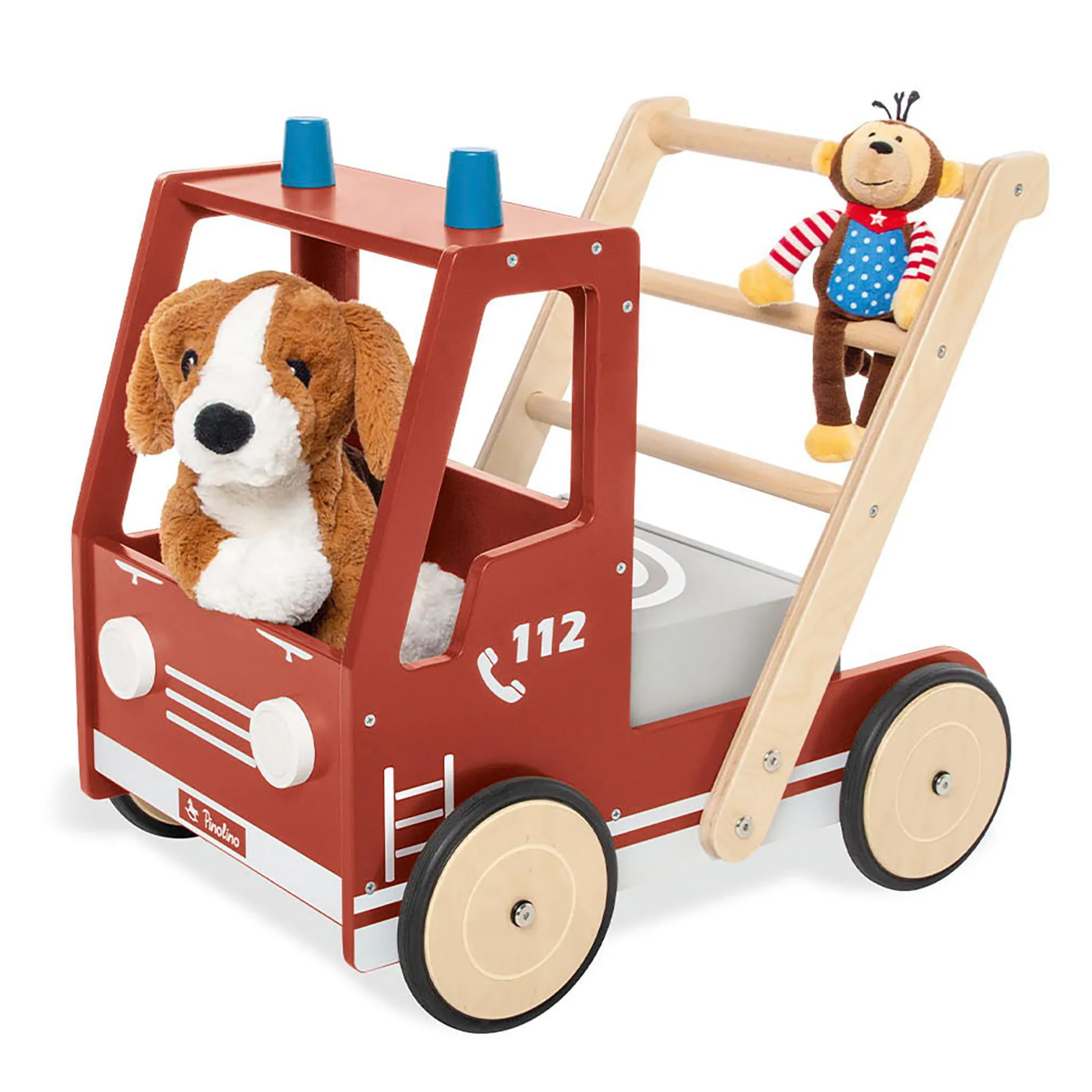 Pinolino Lauflernwagen Feuerwehrauto Fred*Kinder Lauflernwagen