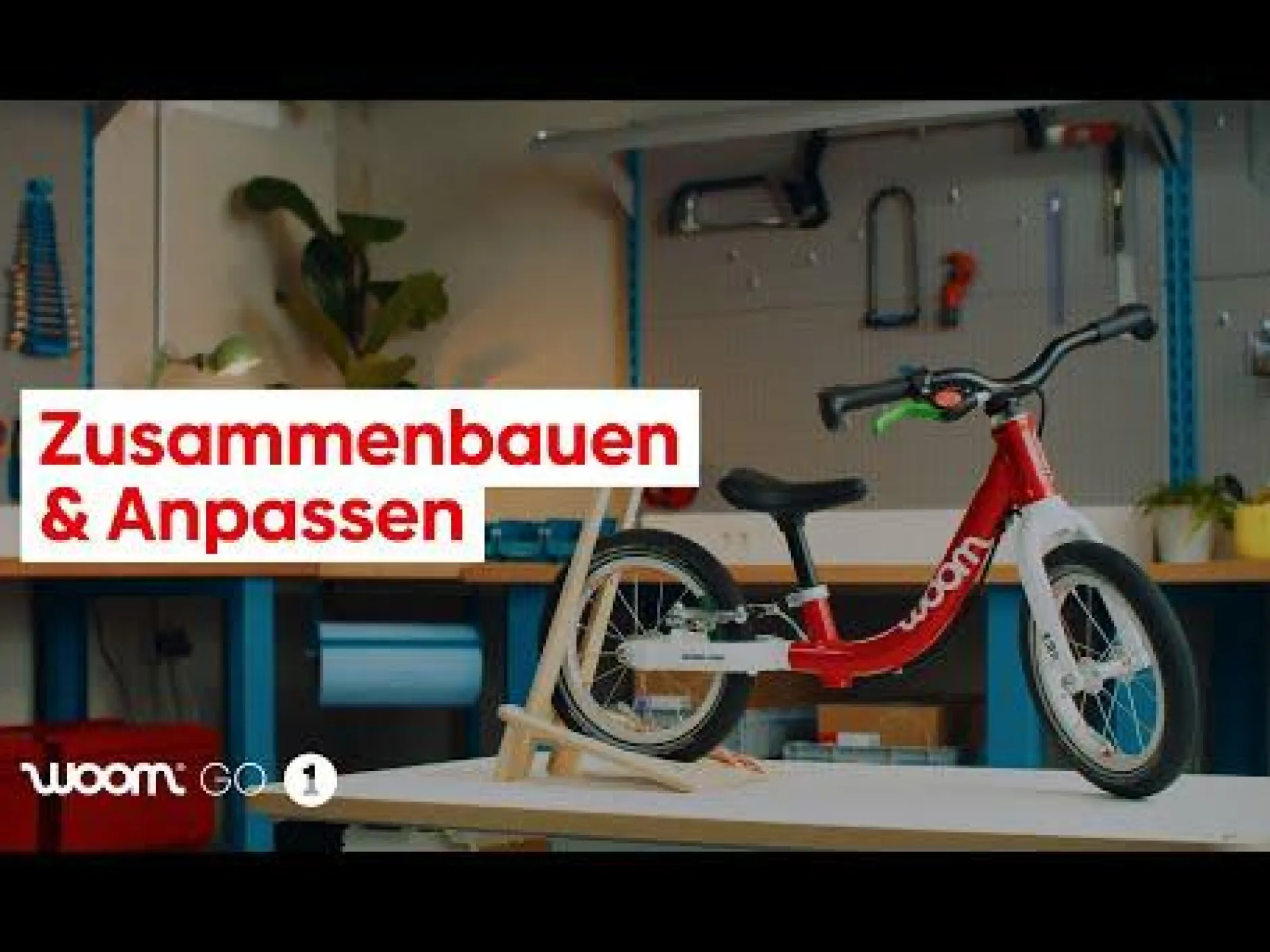 Woom Laufrad Go1 Hot Pink*Kinder Kinderfahrzeuge
