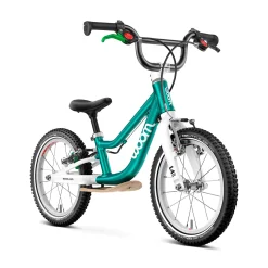 Woom Laufrad Go1+ Metallic Turquoise*Kinder Kinderfahrzeuge