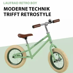 HUDORA Laufrad Retro Boy*Kinder Kinderfahrzeuge