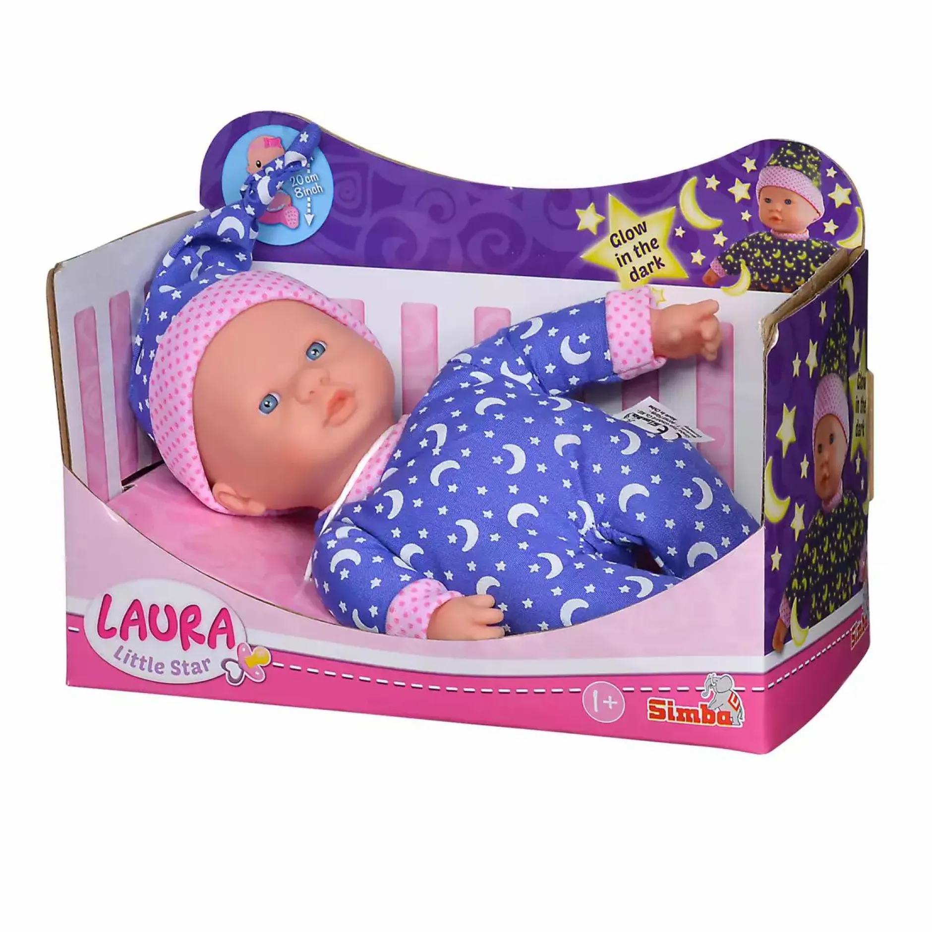 Simba Laura Kleiner Stern*Kinder Puppen & Puppenwagen|Spielzeug Ab 2 Jahre