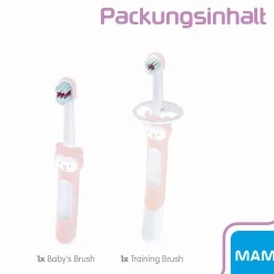 MAM Learn to Brush Set Girl* Zahnbürsten