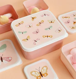 Lovely Company Luchbox 4er-Set Schmetterlinge* Nahrungsbehälter