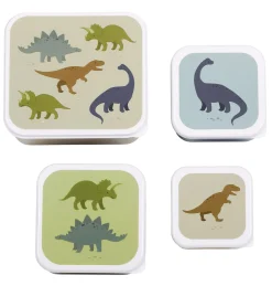 Lovely Company Lunchbox 4er-Set Dinosaurier* Nahrungsbehälter