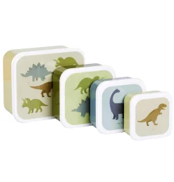Lovely Company Lunchbox 4er-Set Dinosaurier* Nahrungsbehälter