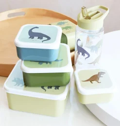 Lovely Company Lunchbox 4er-Set Dinosaurier* Nahrungsbehälter