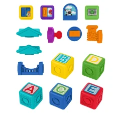 baby einstein Magnetische Aktivitätsblöcke Bridge & Learn*Kinder Konstruktionsspielzeug