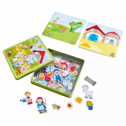 HABA Magnetspiel-Box Peters und Paulines Bauernhof*Kinder Lernspielzeug|Spielzeug Ab 3 Jahren