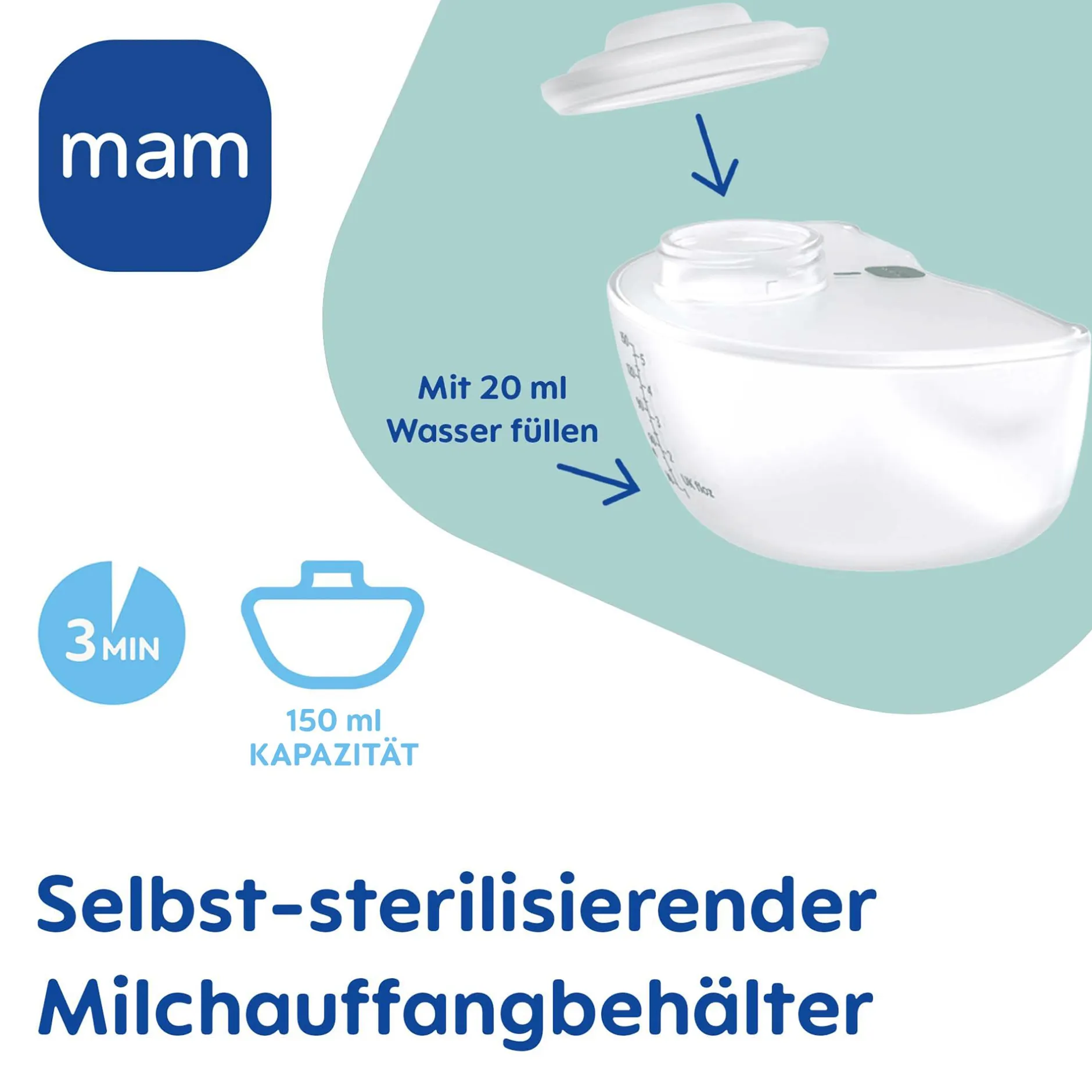 MAM Move Hands-free Milchpumpe* Stillzeit & Rückbildung