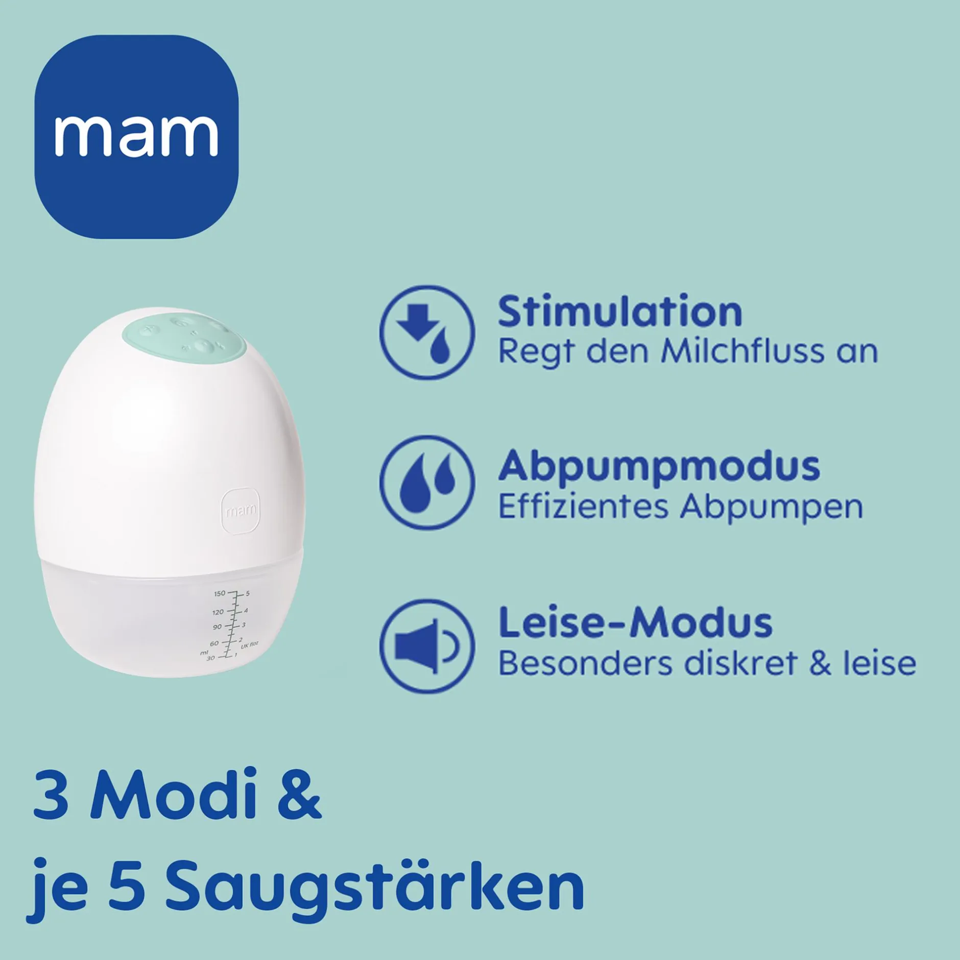MAM Move Hands-free Milchpumpe* Stillzeit & Rückbildung