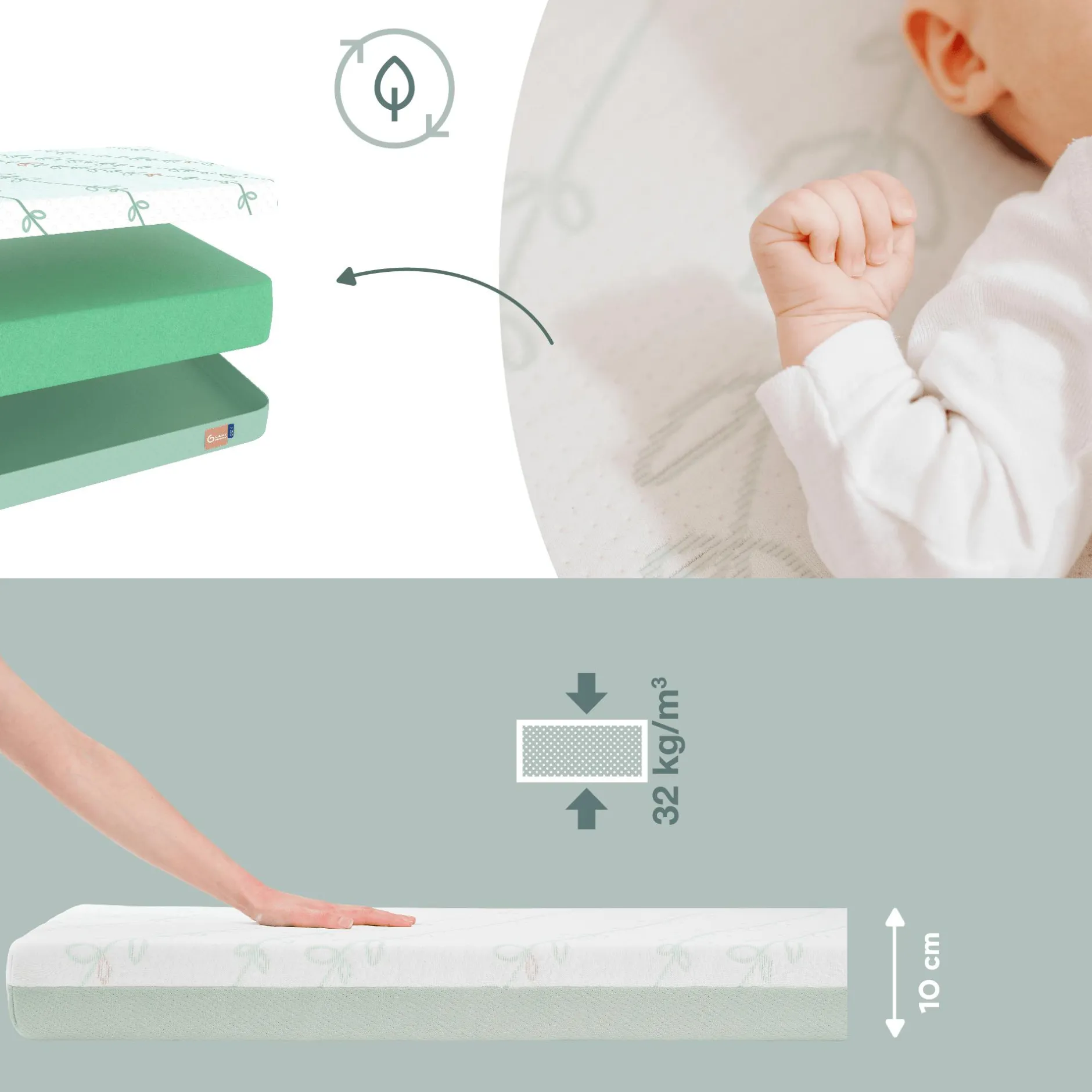 babymoov Matratze Cosy'Lite Antibakteriell 70 x 140 cm* Matratzen