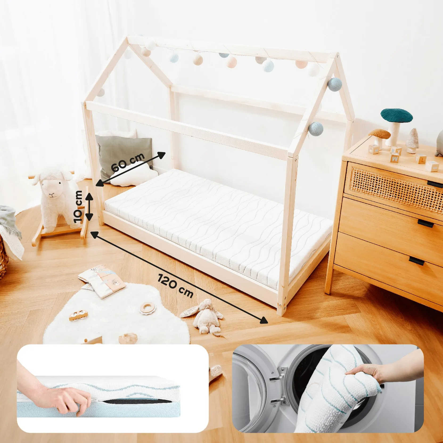 babymoov Matratze Cosy'Lite Ergonomisch 60 x 120 cm* Matratzen