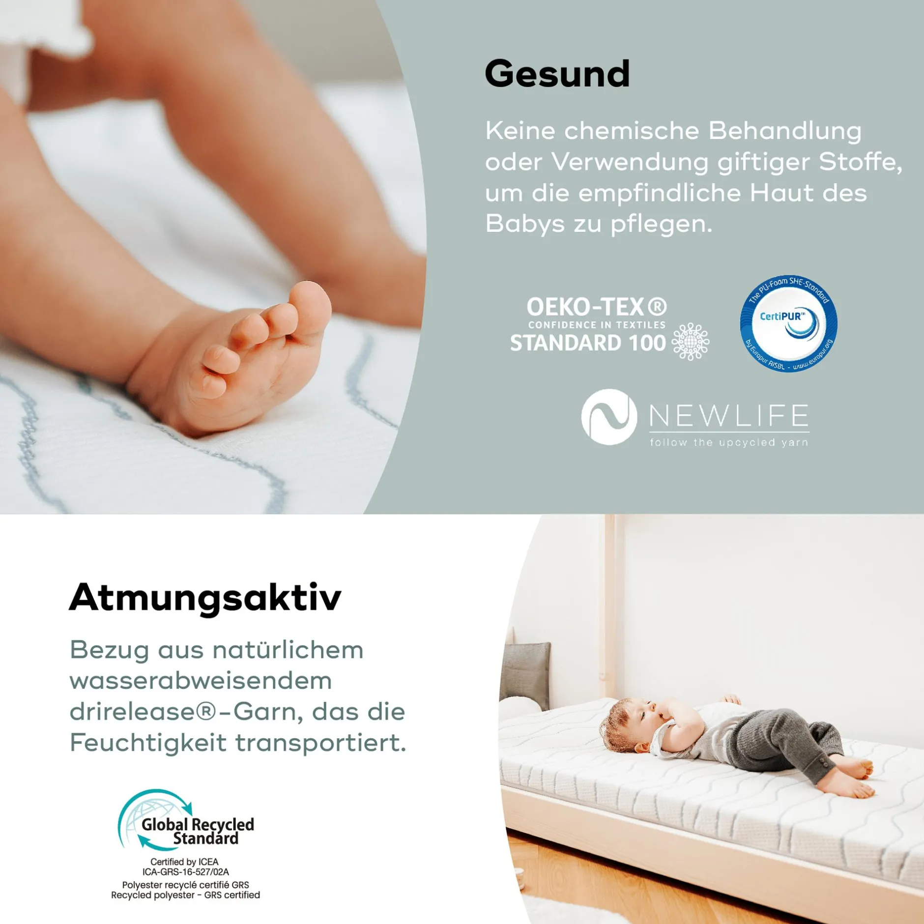 babymoov Matratze Cosy'Lite Ergonomisch 60 x 120 cm* Matratzen