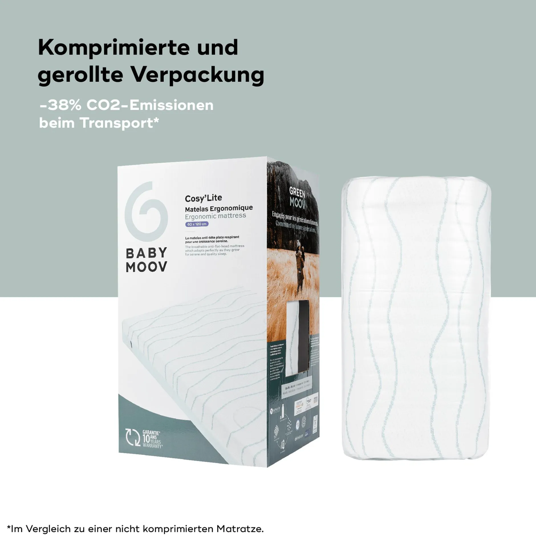 babymoov Matratze Cosy'Lite Ergonomisch 60 x 120 cm* Matratzen