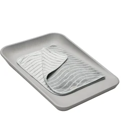Leander Matty Topper Woodland für Wickelauflage Cool Grey* Badetextilien|Badetextilien