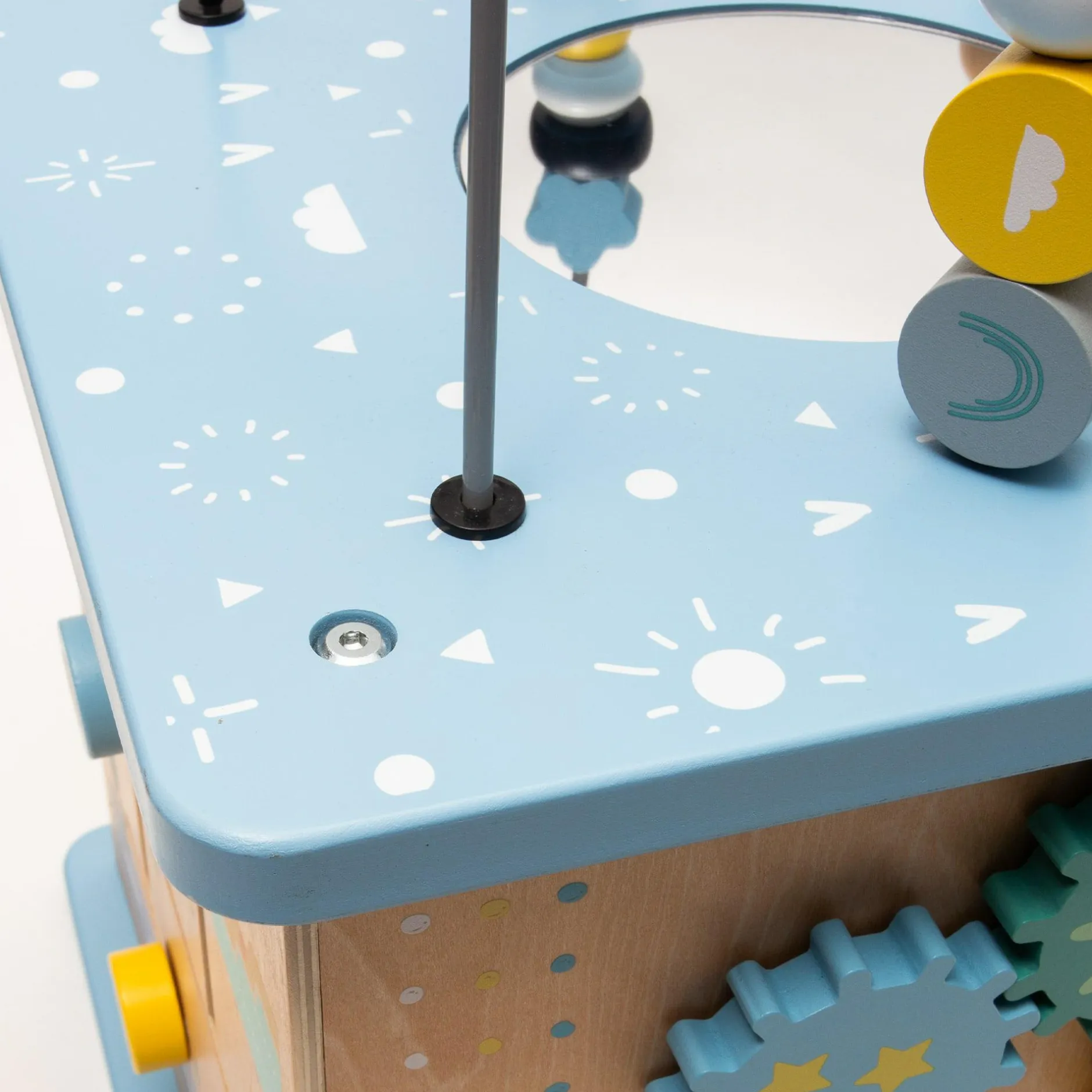 LITTLE ONE Maxi Motorikwürfel inkl. Verkehrsteppich*Kinder Holzspielzeug