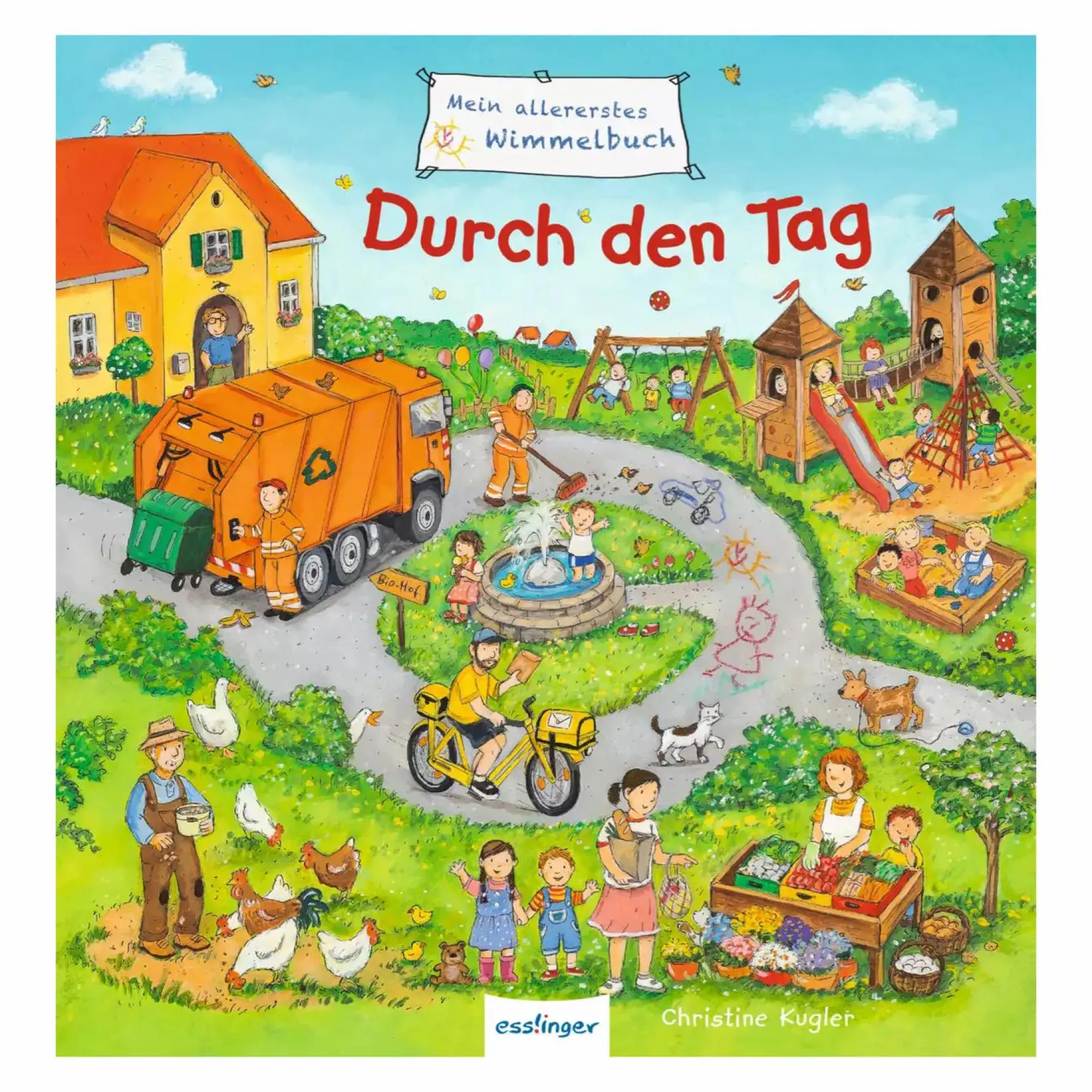 ess!inger Mein allererstes Wimmelbuch - Durch den Tag*Kinder Kinderbücher|Spielzeug Ab 2 Jahre