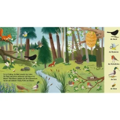 THIENEMANN Mein erstes Natur-Wimmelbuch: Tiere im Wald*Kinder Kinderbücher|Spielzeug Ab 2 Jahre