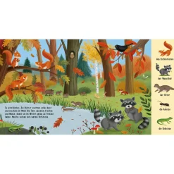 THIENEMANN Mein erstes Natur-Wimmelbuch: Tiere im Wald*Kinder Kinderbücher|Spielzeug Ab 2 Jahre