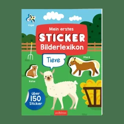 arsEdition Mein erstes Sticker-Bilderlexikon - Tiere*Kinder Kinderbücher