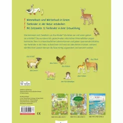 ess!inger Mein erstes Wimmelbuch: Tierkinder*Kinder Kinderbücher|Spielzeug Ab 3 Jahren