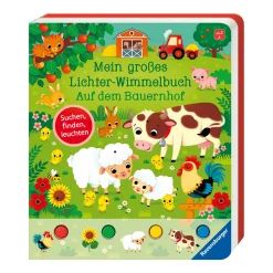 Ravensburger Mein großes Lichter-Wimmelbuch: Auf dem Bauernhof*Kinder Kinderbücher