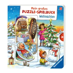 Ravensburger Mein großes Puzzle-Spielbuch: Weihnachten*Kinder Lernspielzeug|Holzspielzeug