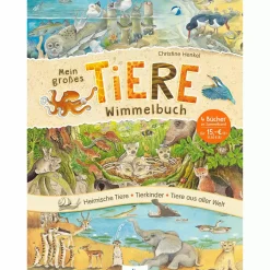 THIENEMANN Mein großes Tiere-Wimmelbuch*Kinder Kinderbücher|Spielzeug Ab 3 Jahren