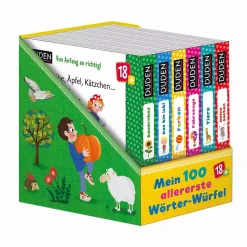 Sauerl. Verlag Meine 100 allererste Wörter-Würfel*Kinder Kinderbücher|Spielzeug Ab 2 Jahre