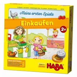 HABA Meine ersten Spiele - Einkaufen*Kinder Lernspielzeug|Spielzeug Ab 2 Jahre