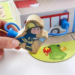 HABA Meine ersten Spiele - Feuerwehr*Kinder Lernspielzeug