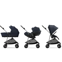 cybex Melio Dark Blue*Kinder Kombi-Kinderwagen
