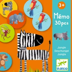 DJECO Memo Dschungel*Kinder Holzspielzeug|Spielzeug Ab 3 Jahren