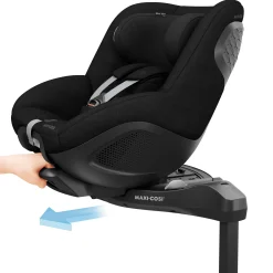 MAXI-COSI Mica 360 Pro Authentic Black*Kinder Reboarder 0-18 Kg, Gruppe 0+/1