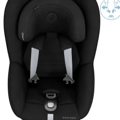 MAXI-COSI Mica 360 Pro Authentic Black*Kinder Reboarder 0-18 Kg, Gruppe 0+/1